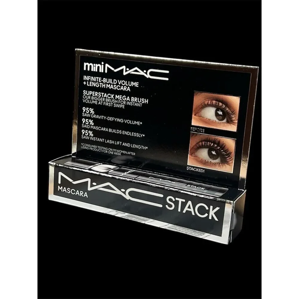 MAC Stack Mascara Travel Size Volumizing Infinite Build